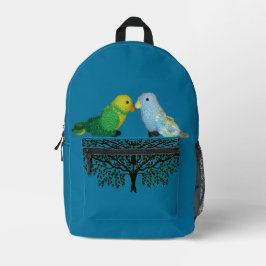 Rucksack - Vögel von Spielzeug sitzen auf Bush