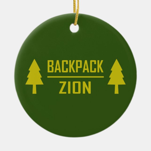 Rucksack Zion Keramik Ornament (Vorne)
