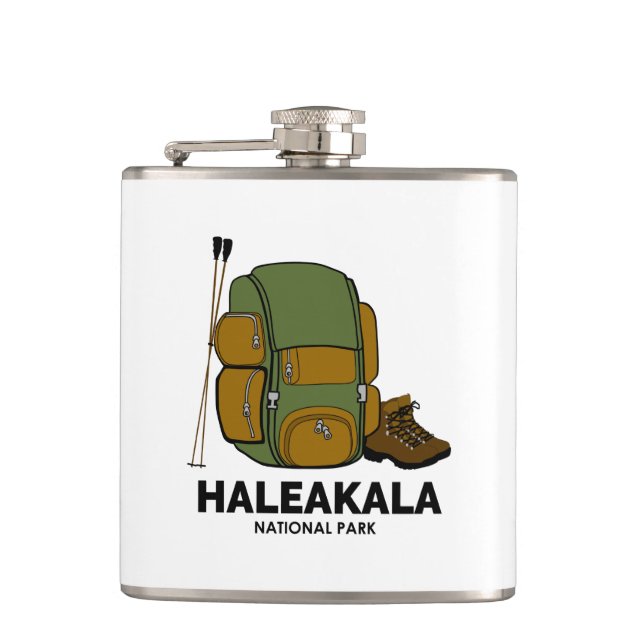 Rucksack zum Haleakala Nationalpark Flachmann (Vorderseite)
