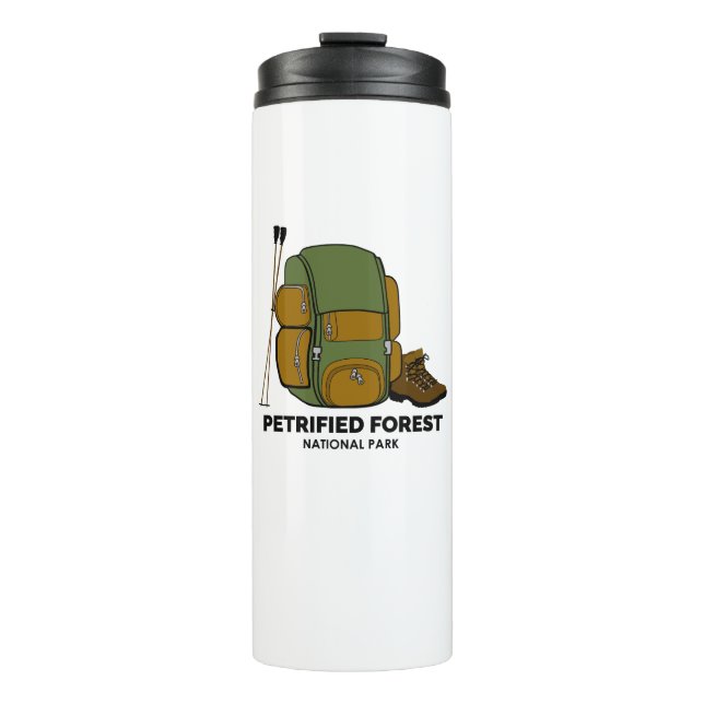 Rucksack zum versteinerten Forest National Park Thermosbecher (Vorderseite)