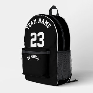 Rucksäcke Kinder Basketball-Sportschule schwarz