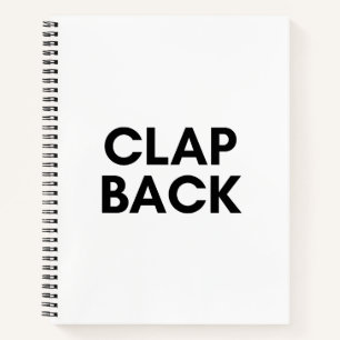 Rückschlag Notizbuch