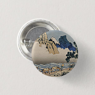 Rückseite des Fuji-Berges vom Minobu-Fluss Hokusai Button