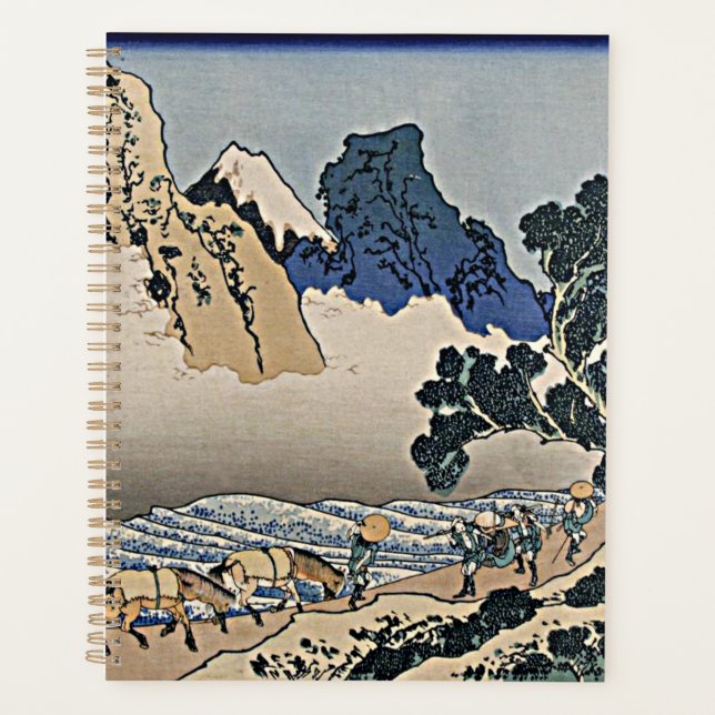 Rückseite des Fuji-Berges vom Minobu-Fluss Hokusai Planer (Vorderseite)