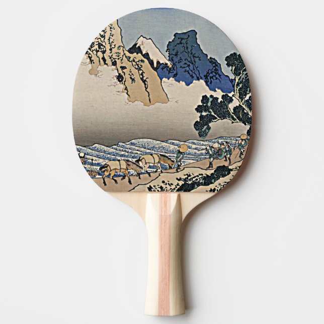 Rückseite des Fuji-Berges vom Minobu-Fluss Hokusai Tischtennis Schläger (Vorderseite)