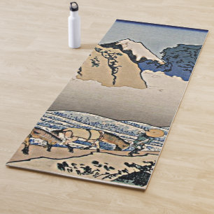 Rückseite des Fuji-Berges vom Minobu-Fluss Hokusai Yogamatte