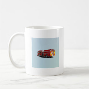 Rückseite des Motors mit amerikanischer Flagge Kaffeetasse