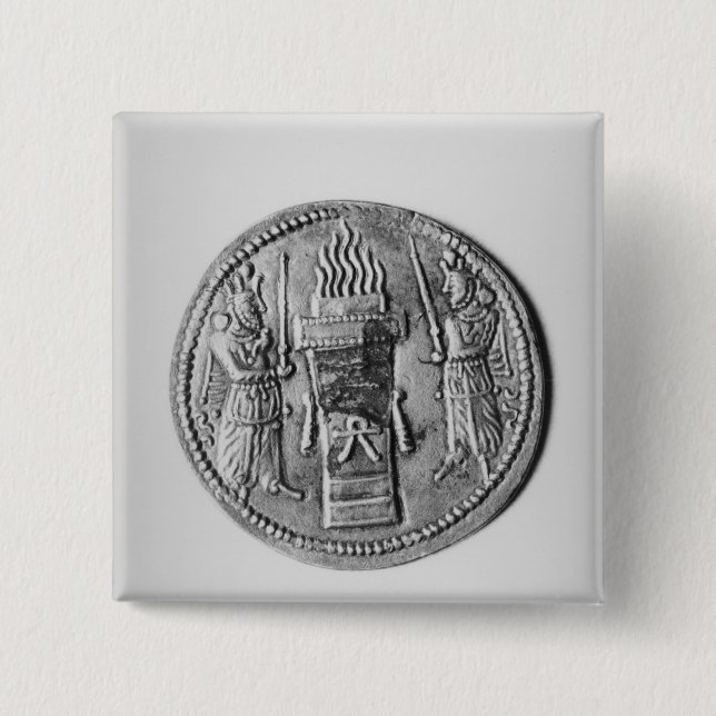 Rückseite einer Münze von Shapur II Button (Vorderseite)