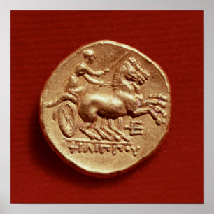 Rückseite eines stater von Philip II von Poster