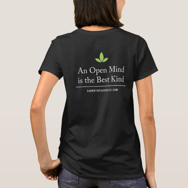 Rückseiten-T-Shirt der Frauen grundlegendes T-Shirt (Rückseite)