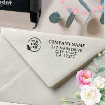Rücksende-Adresse Firmen-Stempel | Marken-Logo-Ste