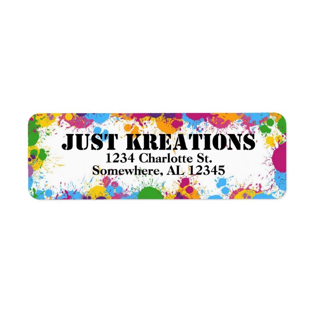 Rücksendeadresse (Vorne)