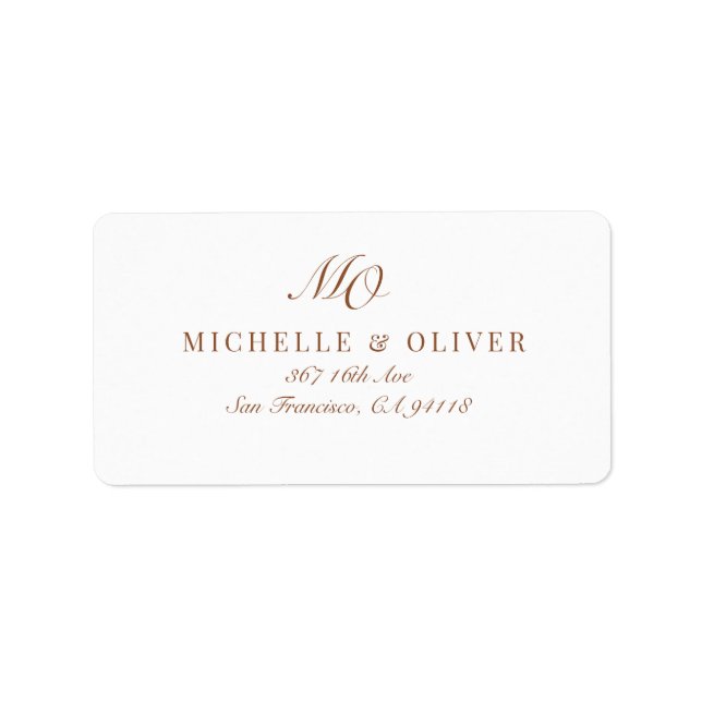 Rücksendeadresse Adressaufkleber (Vorne)