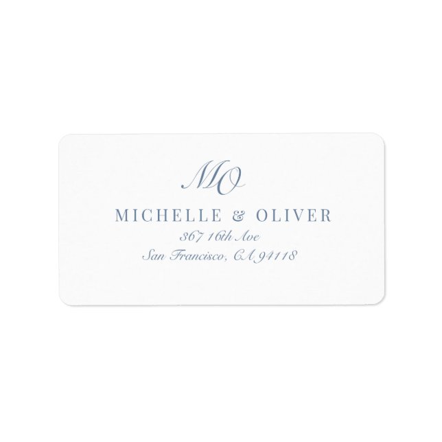 Rücksendeadresse Adressaufkleber (Vorne)