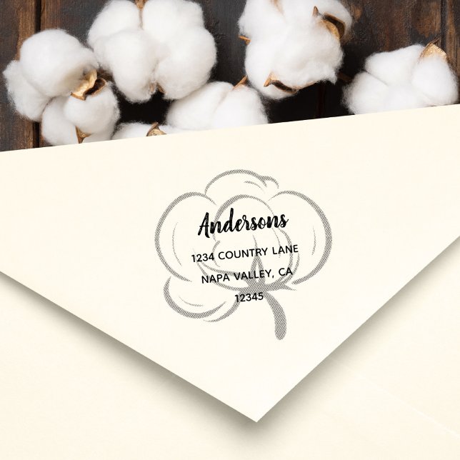 Rücksendeadresse aus Baumwolle Gummistempel (Von Creator hochgeladen)