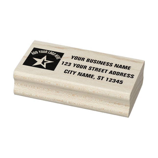 Rücksendeadresse | Berufliches Logo Gummistempel (Stempel)