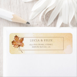 Rücksendeadresse der Ahornschicht