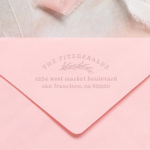 Rücksendeadresse der handgezeichnet botanischen Zw