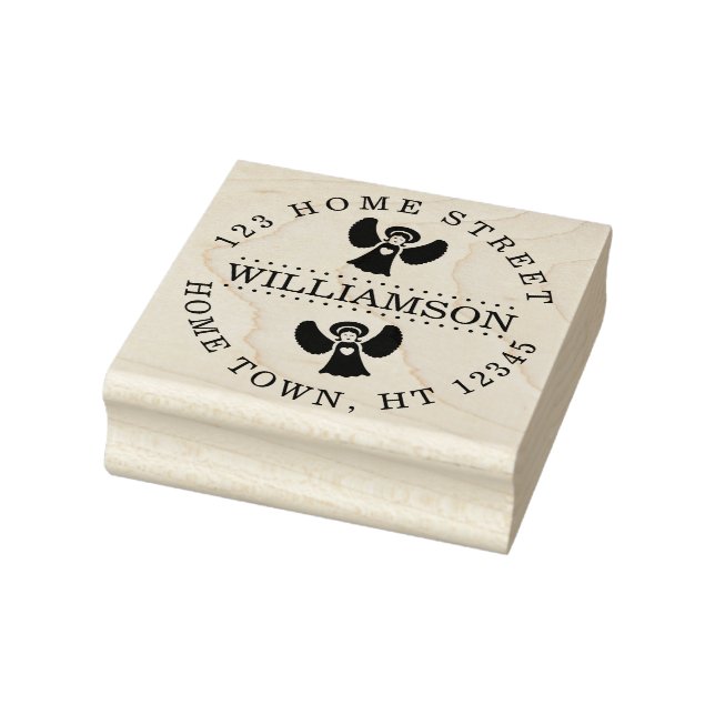 Rücksendeadresse der Holiday Angels Gummistempel (Stempel)