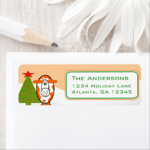 Rücksendeadresse der Weihnachtskühe