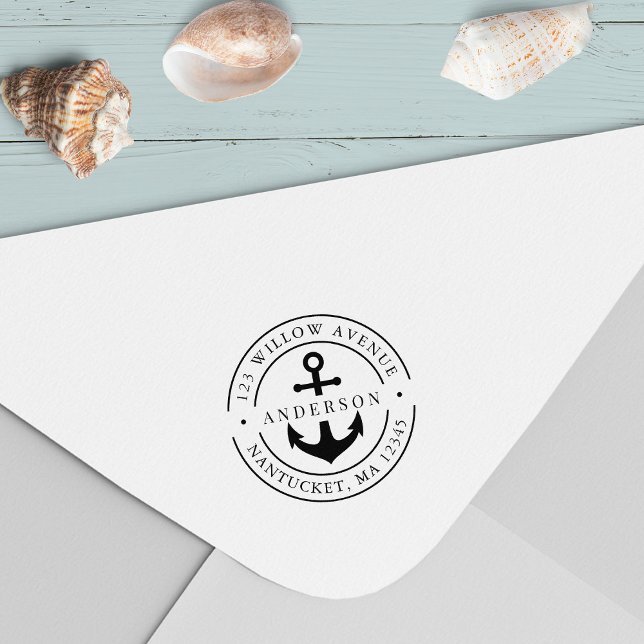 Rücksendeadresse des doppelten Grenzschutzes Permastempel (Von Creator hochgeladen)