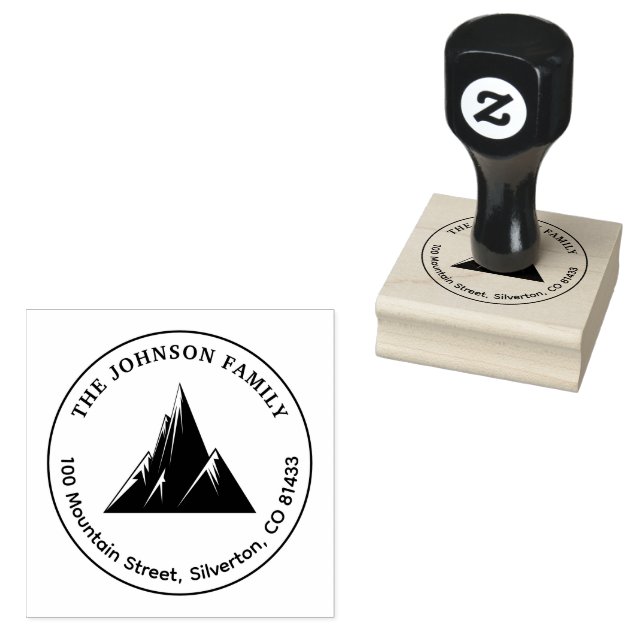 Rücksendeadresse des gekurbelten Hintergrunds für  Gummistempel (Stempel)