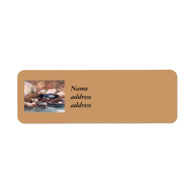 Rücksendeadresse-Etikett für Nesting Time Love (Vorne)