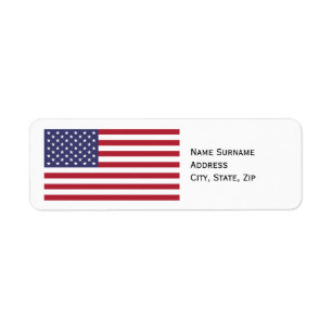Rücksendeadresse für amerikanische Flaggen