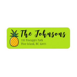 Rücksendeadresse für Ananas Tropisches Tiki