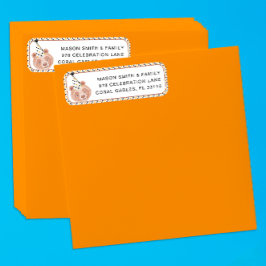 Rücksendeadresse für Bären - "Party Animal" Namensschild