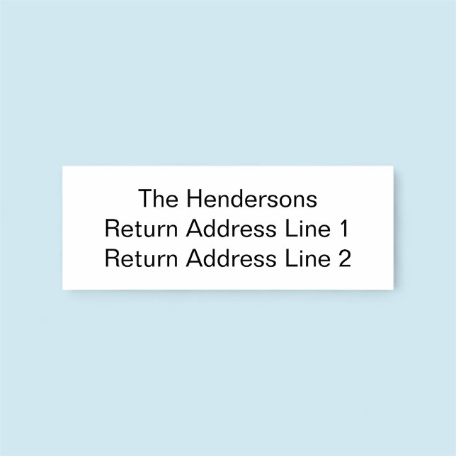 Rücksendeadresse für benutzerdefinierte Familienna Gummistempel (MISOOK Family Name Return Address Rubber Stamp)