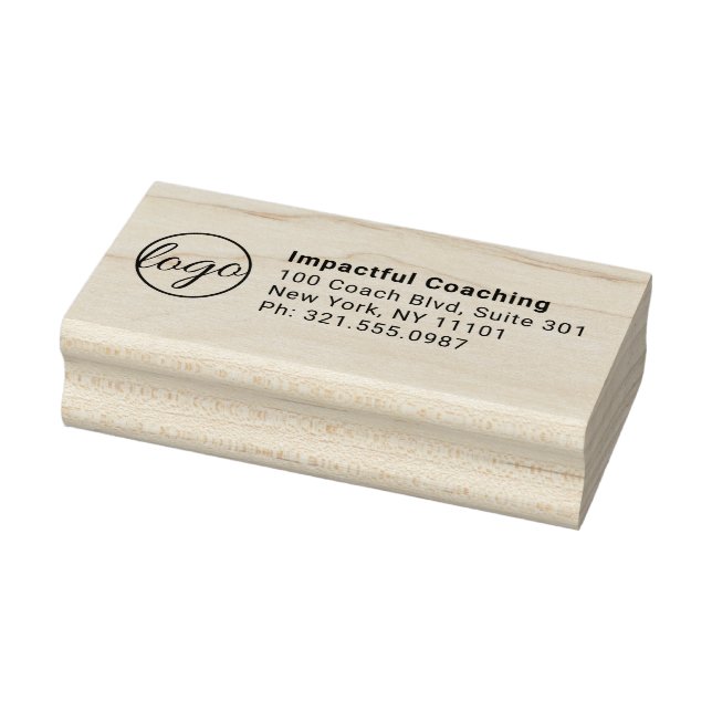 Rücksendeadresse für berufliche Logos Gummistempel (Stempel)