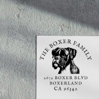 Rücksendeadresse für Boxer Hunde