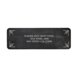 Rücksendeadresse für Chalkboard