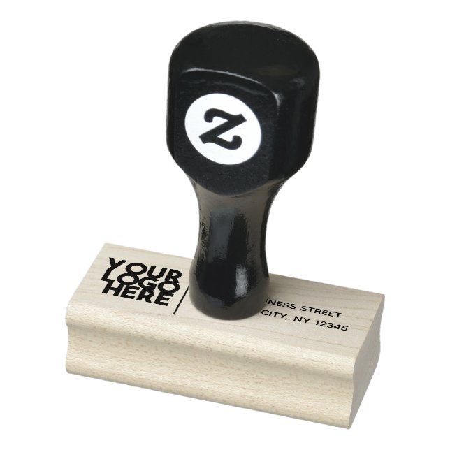 Rücksendeadresse für das Schwarze-Einfache-Firmenl Gummistempel (Stempel)