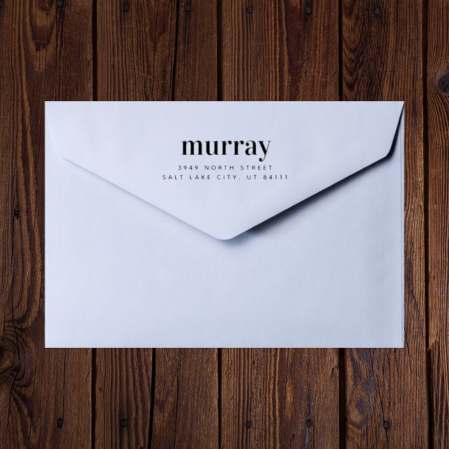 Rücksendeadresse für den klassischen formellen Ind Gummistempel (Von Creator hochgeladen)