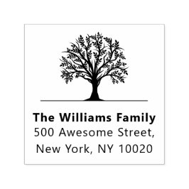Rücksendeadresse für die Textfamilie cooler Trendy Permastempel