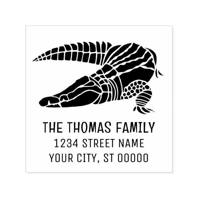 Rücksendeadresse für Gator-Name Permastempel (Design)