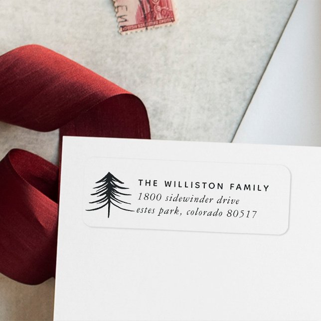 Rücksendeadresse für gezeichnete Pine Holiday (Von Creator hochgeladen)