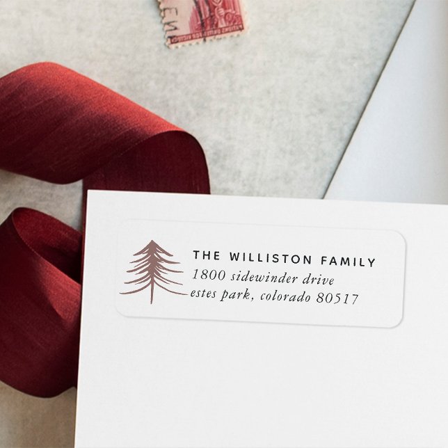 Rücksendeadresse für gezeichnete Pine Holiday (Von Creator hochgeladen)