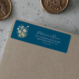 Rücksendeadresse für klassische Boho Blush-Wildblu