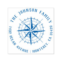 Rücksendeadresse für moderne Nautic Compass-Famili