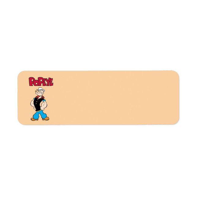 Rücksendeadresse für Popeye (Vorne)