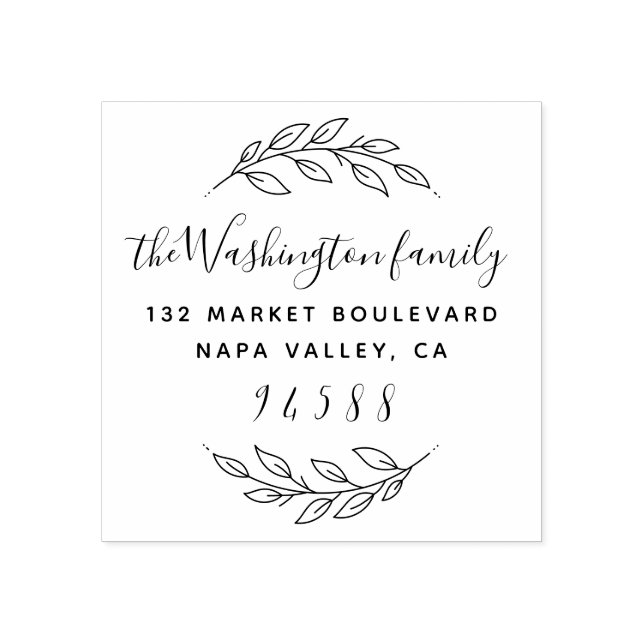 Rücksendeadresse für Runde Kleider und benutzerdef Gummistempel (Prägung)