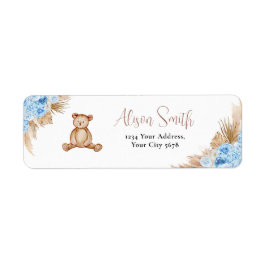 Rücksendeadresse für Teddy Bear