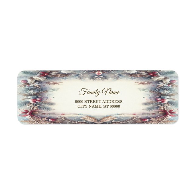 Rücksendeadresse für Winterrahmen (Vorne)