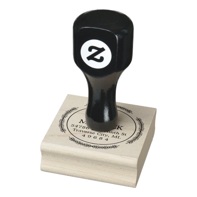 Rücksendeadresse Gummi Briefmarke Gummistempel (Stempel)