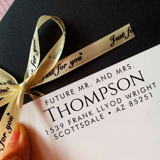 Rücksendeadresse Moderne Zukunft Herr und Frau Maß Permastempel (Von Creator hochgeladen)