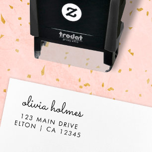 Rücksendeadresse   Moderner Name für informelles S Permastempel