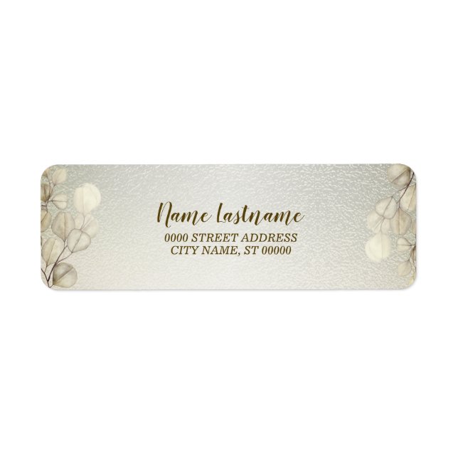 Rücksendeadresse Party (Vorne)